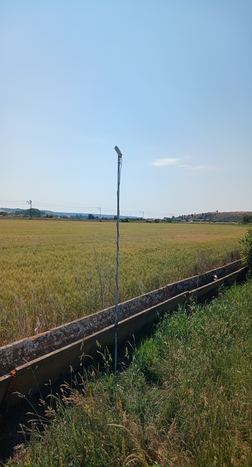 Sonda en parcela